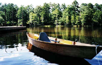 Cajun Pirogue wooden boat kit Steve