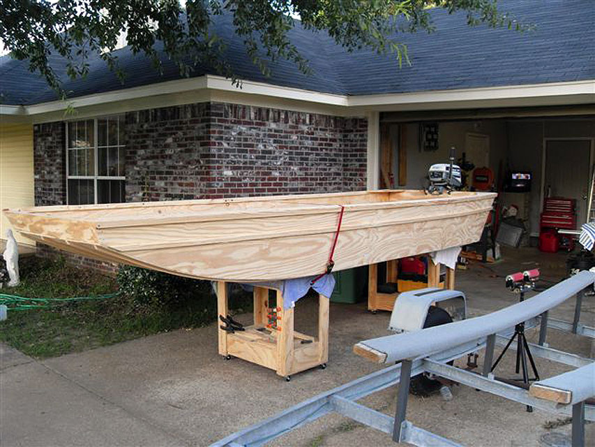 DIY Homemade Wooden Flat Bottom Boat Plans Free