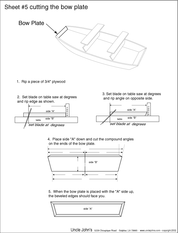Jon Boat Plans