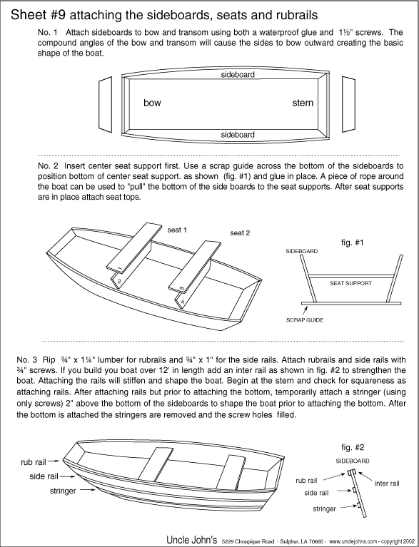 Jon boat plans wooden boat kits